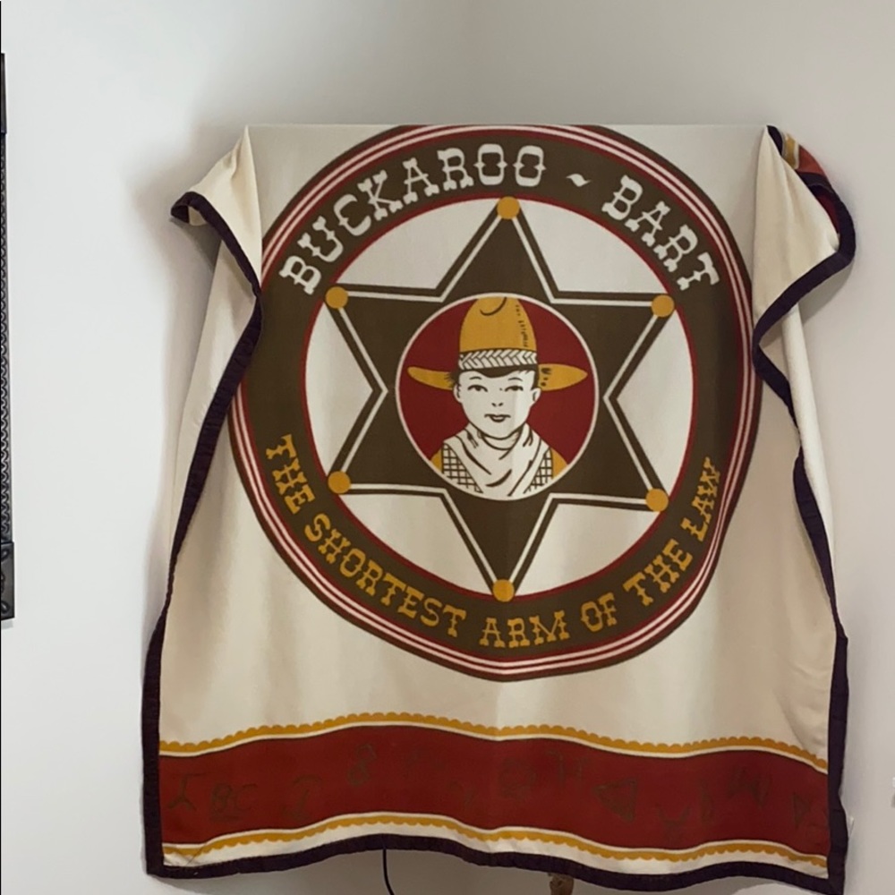 Cowboy throw blanket
